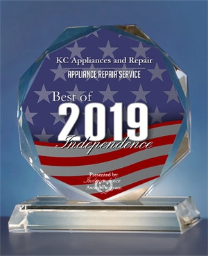 Award for best Appliance repair in Independence, MO